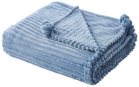 Kék ágytakaró 150 x 200 cm KAWERI Beliani