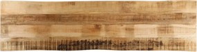 vidaXL tömör nyers mangófa természetes élű asztallap 180 x 40 x 3,8 cm