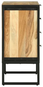 Highboard 50x35x75 cm Tömör fa Akác