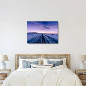 A téli út képe (70x50 cm)