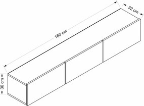 Rigel White TV-állvány