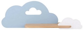 LED gyerekszoba fali lámpa CLOUD polccal LED/5W/230V kék-fehér