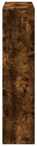 füstös tölgy színű szerelt fa térelválasztó 100 x 33 x 135 cm