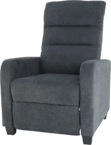Relaxáló fotel, szürke, TURNER