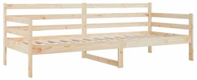 tömör fenyőfa kanapéágy matrac nélkül 90 x 190 cm