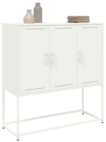fehér acél magasszekrény 100,5 x 39 x 107 cm