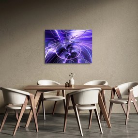 A technikai absztrakció képe (üvegen) (70x50 cm)