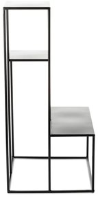 KASKADA virágtartó állvány 85x40 cm fekete