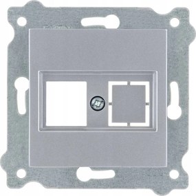 Exen Dupla Keystone aljzat fedél kupakkal egyenes ezüst 255/10E