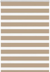 vidaXL zebrafüggönnyel homokbarna szövetszélesség 110,9 cm poliészter