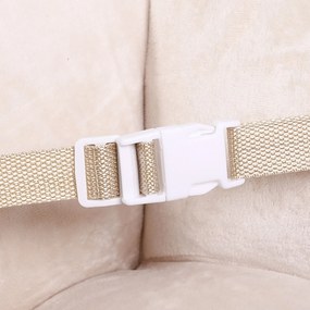 Hintázó nyugágy biztonsági övvel, barna Spielwerk