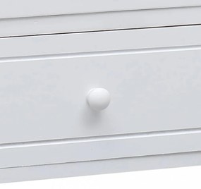 fehér tömör császárfa TV-szekrény 108 x 30 x 40 cm