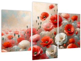 Kép - Pipacsok festménye (90x60 cm)