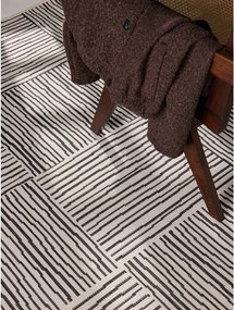 Fekete-krémszínű kültéri-beltéri szőnyeg 120x170 cm Haringey Nightingale – Ted Baker