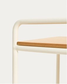 Gyerek íróasztal kőrisfa dekoros asztallappal 45x82 cm Tinn – Kave Home