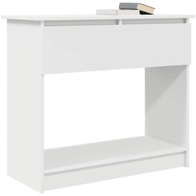 fehér konzolasztal fiókokkal 85,5x38,5x74,5 cm