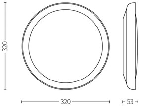 Philips - LED Dimmelhető mennyezeti lámpa PEBBLO LED/10W/230V 2700K fekete