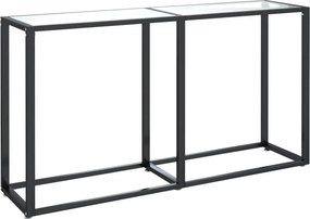 vidaXL átlátszó edzett üveg tálalóasztal 140 x 35 x 75,5 cm