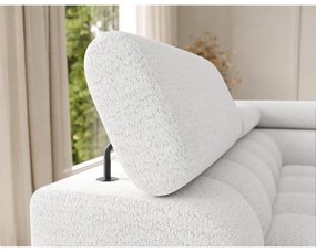 Krémszínű buklé kinyitható sarokkanapé (bal oldali-U alakú) Feraria – ELTAP