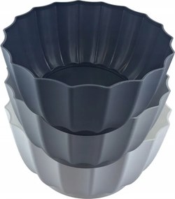 Fedő Hullámos Tál 22 CM Prémium Virágkompozíció Erős