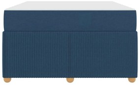 Ágykeret matraccal matracmal Kék 120 x 190 cm szövet