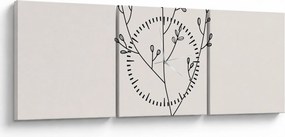Kép - N⁰3 rét virága (órával) (90x30 cm)