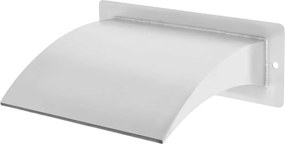 vidaXL ezüstszínű rozsdamentes acél medence-szökőkút 30 x 9 x 26 cm