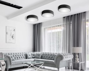 Toolight Szerszámlámpa - Mennyezeti lámpa 40 cm kör 4xE27 60W App643-3c, fehér, OSW-00091