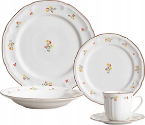 Greta 24el. virágos étkészlet 6 személyes Homla