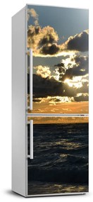 Dekor matrica hűtőre Sunset tengeren FridgeStick-70x190-f-91456037