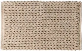 Fürdőszobaszőnyeg fonott 50x75cm bézs puha