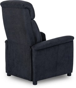 TV és Relaxfotel Fekete Színben. NORDI