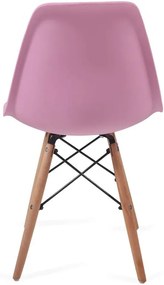 MIADOMODO Étkezőszék műanyag ülés  2 db rózsaszín
