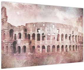 Kép - Vintage képeslap a városról N⁰2 (90x60 cm)