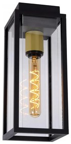 Lucide 27105/01/30- Kültéri fali lámpa LAURENS 1xE27/15W/230V IP54 fekete