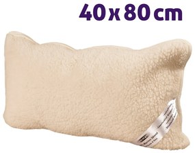 Ortho-Sleepy Natur gyapjú párna gerinckímélő 520 g/m² / 40x80 cm