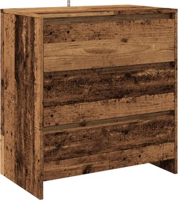 vidaXL antik fa színű szerelt fa tálalószekrény 70x41x75 cm