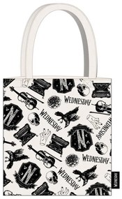 Wednesday Black shopping bag, bevásárlótáska 39 cm