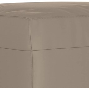 vidaXL 4 részes tópszínű mikroszálas szövet ülőgarnitúra párnákkal