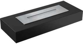 BIO kandalló INDIA/MAX 10x67 cm 3kW fekete TUV tanúsítvánnyal