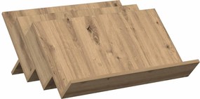vidaXL Magazin állvány Artisan tölgy 65 x 53 x 28,5 cm Faanyag
