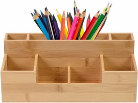 Irodaszer-szervező bambusz 30 x 15 x 11 cm