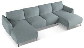 Világoskék sarokkanapé Malie – Makamii