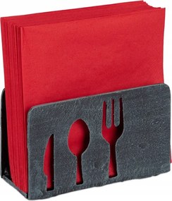 Relaxdays Öntöttvas szalvétatartó