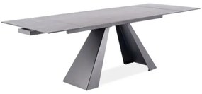 Salvadore bővíthető étkezőasztal márványhatású asztallappal 160-240cm