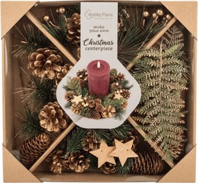 Kreatív készlet DIY CHRISTMAS koszorúk és dekorációk készítéséhez - különböző változatok
