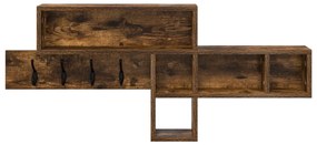 Fali Kabáthorog Füstölt tölgy 100 x 12 x 43.5 cm Faanyag
