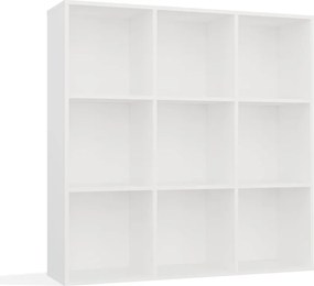 Aldabra Malax 3x3 H polcos állvány, fehér