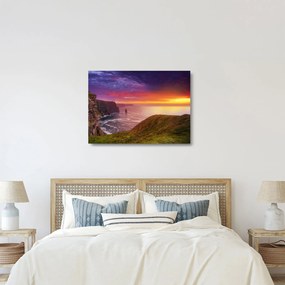 Üveg kép - Cliffs of Moher (70x50 cm)
