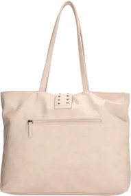 Bézs nagy shopper válltáska „Olivie“